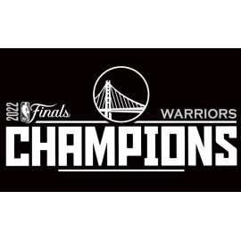 Golden State Warriors 2022 CHAMPIONS 3x5 Ft Banner Flag 2022 Playoffs The Finals