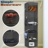 SimpleHouseware Hanging Closet Organizers Storage, 6 Shelves, Dark Grey