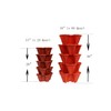 Mr. Stacky 18 inch Large Stackable Planters (Terra-Cotta) Out Door