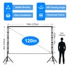 120 inch Outdoor Projector Screen with Stand,DUYIKJ Portable Heavy Duty