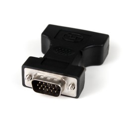 StarTech.com DVI to VGA Converter Connector Black Female to Male DVIVGAFMBK