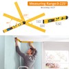 Neoteck 225° 16 inch Digital Angle Finder Aluminum Protractor with
