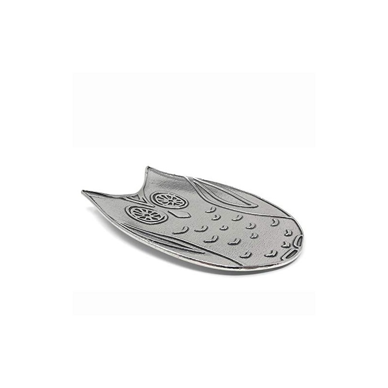 Crosby & Taylor Owl Pewter Spoon Rest