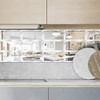 40 Pcs Peel and Stick Beveled Mirror Glass Tile.6x3 Inch