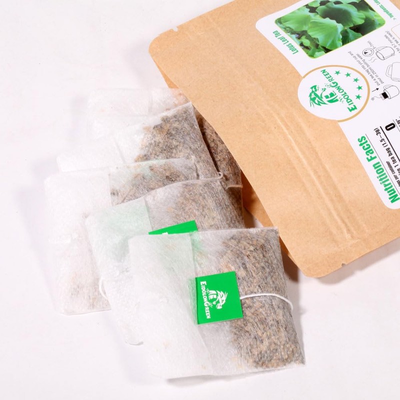 EidolonGreen Lotus Leaf Tea, Dried Lotus Leaf, Chinese Herba, Decaffeinated