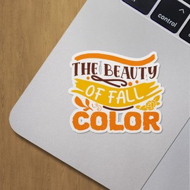 Decal Stickers of The Beauty of Fall Color Premium Indoor (No Waterproof) Vinyl Decal Stickers for Laptop Phone Accessory Helmet Car Window Mug Tuber Cup Door Wall Decoration ANDVER3g9347bBL