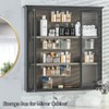 2PCS Cabinet Door Organizer,Self Adhesive Kitchen Cabinet Organizer,Cabinet Door Storage