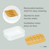 simplywire – Pack of 2 – Plastic Soap Dishes with