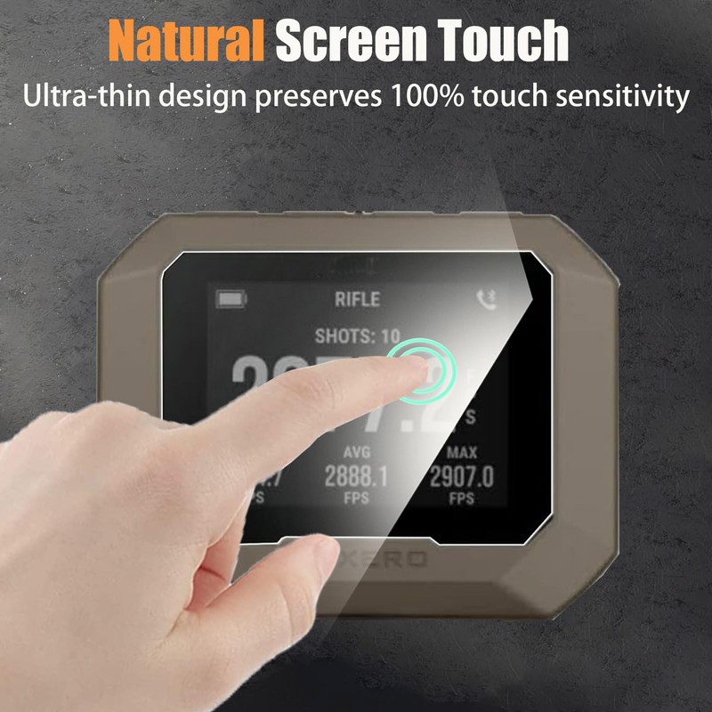 Lamshaw Compatible for Garmin Foretrex 801 Screen Protector, [6 Pack]