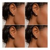 15pare Arete Mujer Piercing Oreja Cartílago Acero Inoxidable