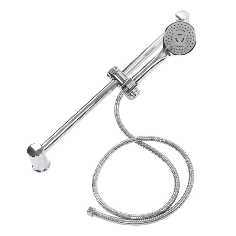 Shower Rail Set Handheld Shower Head Adjustable Slide Bar with