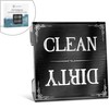 Dishwasher Sign Clean Dirty Signs Stainless Steel Interior Indicator -