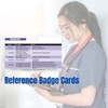 Cardiac Drips Reference Horizontal Badge Card - Excellent Resource for