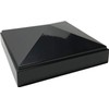 Decorex Hardware 4" x 4" Aluminum Pyramid Post Cap for