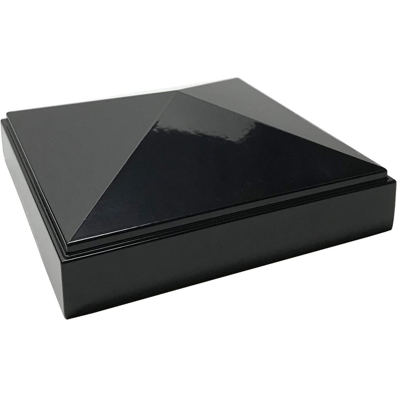Decorex Hardware 4" x 4" Aluminum Pyramid Post Cap for