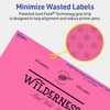 Avery Printable Rectangle Labels with Sure Feed Technology, 5" x