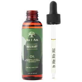 As I Am Rosemary Oil - 2 oz - Hair Density Serum - with Biotin & Saw Palmetto