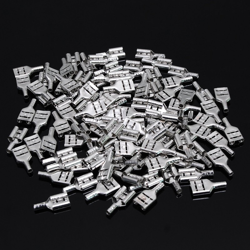 Conext Link QDUF-250R100 Uninsulated Quick Disconnect Terminal Female 100 Pack