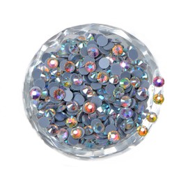 LPBeads 2000 Pieces SS20 Crystal AB Hotfix Rhinestones Flatback Round Glass Rhinestones Gems for Crafts Nail Face Art Clothes Shoes Bags DIY