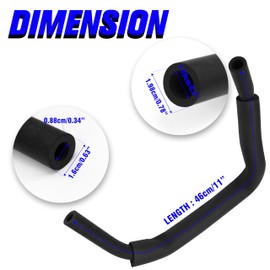 Ventilation PCV Valve Vacuum Hose Replacement 12262-22040 1226222040 Fit For Toyota Corolla 2002-2008 for Celica 2000-2005 Compatible with MR2 Fit for Spyder for Matrix, New