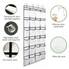 Over The Door Shoe Organizer - 24 Large Mesh Pockets|Door