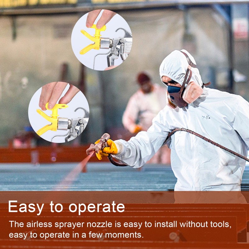 Airless Paint Nozzles Set Reversible Spraying Machine Tips Airless Paint