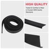 RV Slide Out Seal Black Rubber R854056 1-1/2" Clip in
