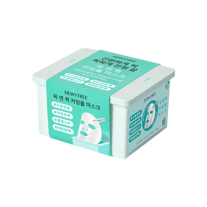 Dewytree 듀이트리 픽앤퀵 뽑아쓰는 마스크팩 30매입 Dewytree Pick and Quick