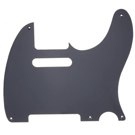 Musiclily Pro 5 Hole Telecaster Pick Guard for Japanese Fender Japan Tele Electric Guitar Black 1P
