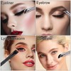 6 Pieces Eyeliner Brush Set, Precision Gel Eye Liner, Angled