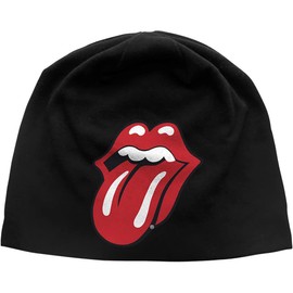 The Rolling Stones Tongue Beanie Hat, black