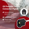 Qinyra Oil Pressure Sensor Connector Pigtail with Butt Connector Compatible