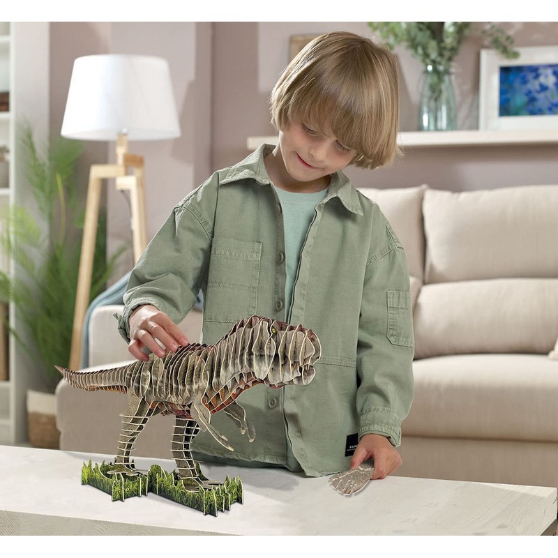 Educa - T-Rex, 3D Puzzle for Adults and Children from