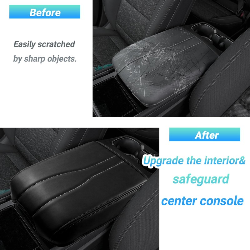 Sinminou Center Console Armrest Cover Compatible with2024-2025 Chevy Traverse/2024-2025 GMC