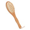 Wood Bath Brush Long Handle Soft Bristle Deep Cleansing Relieve