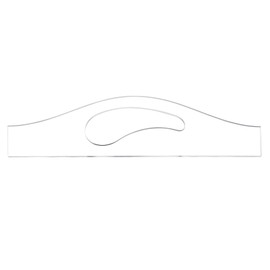 uxcell 11" x 3" Charcuterie Board Template Acrylic Handle Router Template Woodworking Router Template Cut Guide Tools for Kitchen Clear