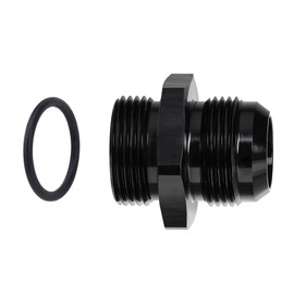 EVIL ENERGY EVIL ENERGY 16AN Flare to 16AN ORB Male Fuel Rail Adapter Fitting Black 2PCS