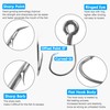 Circle Hooks Fishing Hooks Tackle - 100/150pcs 2X Strong Saltwater