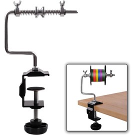 JSHANMEI Fishing Line Trolling Winder Spooler System Portable Fishing Line Winder Reel Spooler Spooling Station Baitcast Line Spooling Machine Fishing Tool (Clamp Style)