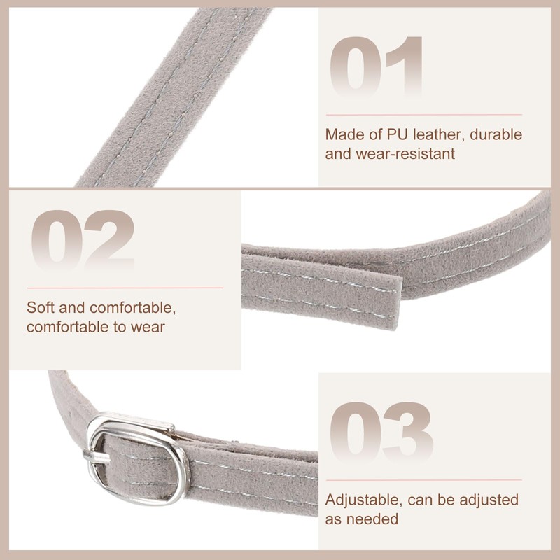 uxcell 3 Pair Replacement Ankle Strap for Heels Detachable Shoe