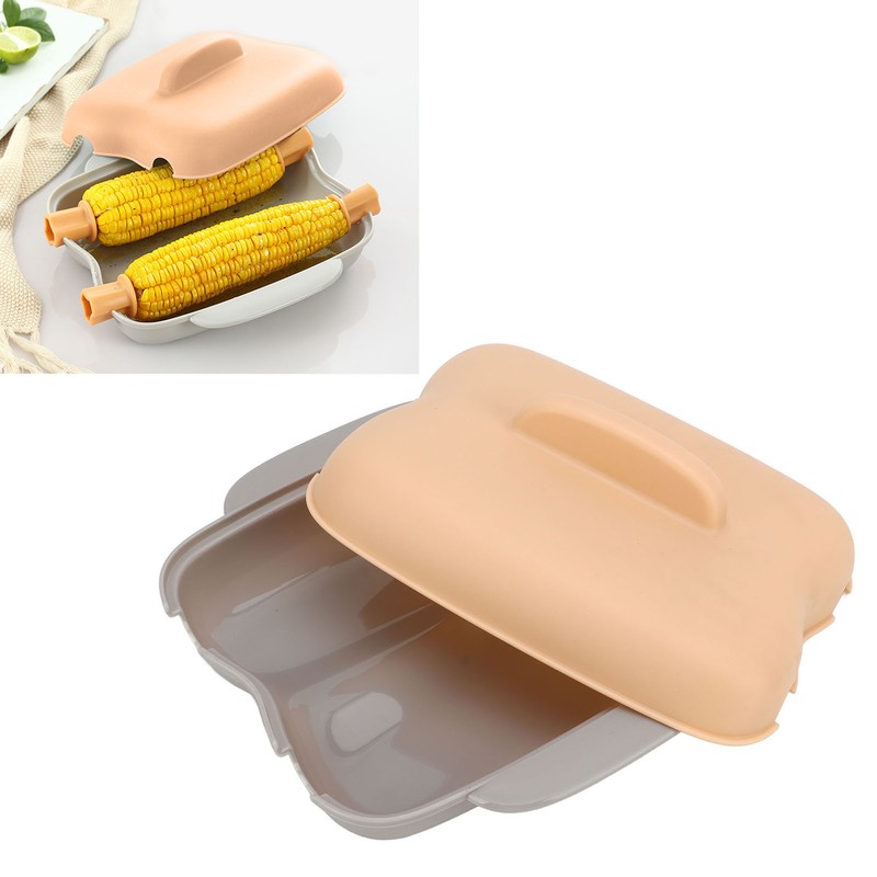 Microwave Corn Cooker Food Grade PP No BPA Microwavable Portable