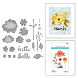 Spellbinders S4-1328 Vintage Florals Etched Dies from The from The Garden Collection by Wendy Vecchi