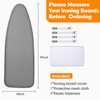 Ironing Board Cover and Pad, 18x49 Extra Wide Thick Iron