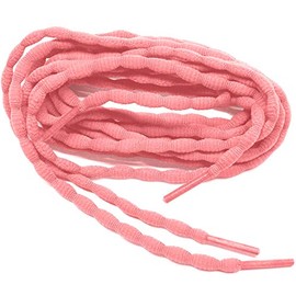 GREATLACES proATHLETIC(tm) OVAL-Bubbles(tm) style 6mm Sneaker Laces Shoelaces Shoestrings - (2 pair pack) (27 Inch 69 cm, Light Baby Pink)