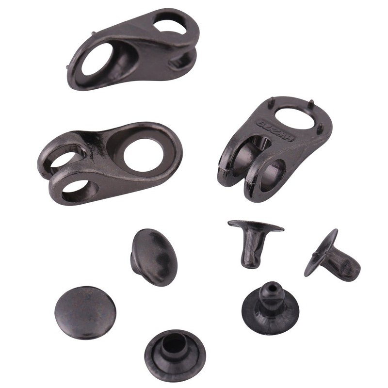 Eujgoov 20 Pcs/Lot Boot Hooks Lace Fittings with Rivets Camp