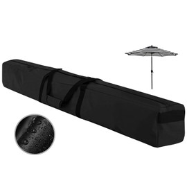 boyspringg Patio Umbrella Storage Bag 67 Inch Waterproof Outdoor Beach Umbrella Storage and Carrying Bag Black Hammock and Steel Stand Storage Bag 420D