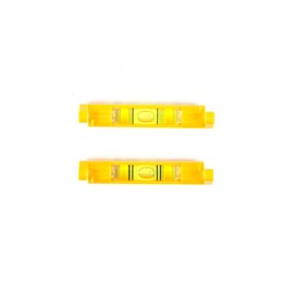 Swanson Tool Co LLP002 2-Pack Yellow Levels, Includes one 2-ring pitch vial and one 1-ring line level