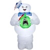 Gemmy Airblown Inflatable Stay Puft w/Pumpkin Ghostbusters, 3.5 ft Tall,