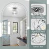 Loiogohot Hallway Ceiling Light Fixtures,Flush Mount Ceiling Lights Metal Cage