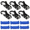 6 Pack Rope with Roller Tensioner for Easy and Secure